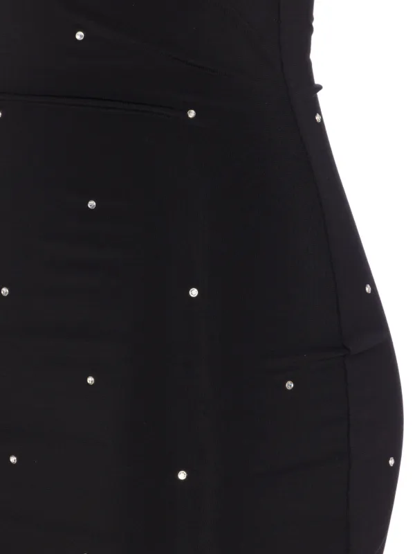 ワンピース AMIRI CRYSTAL MINI DRESS AMIRI crystal-embellished Mini Dress | Black | FARFETCH