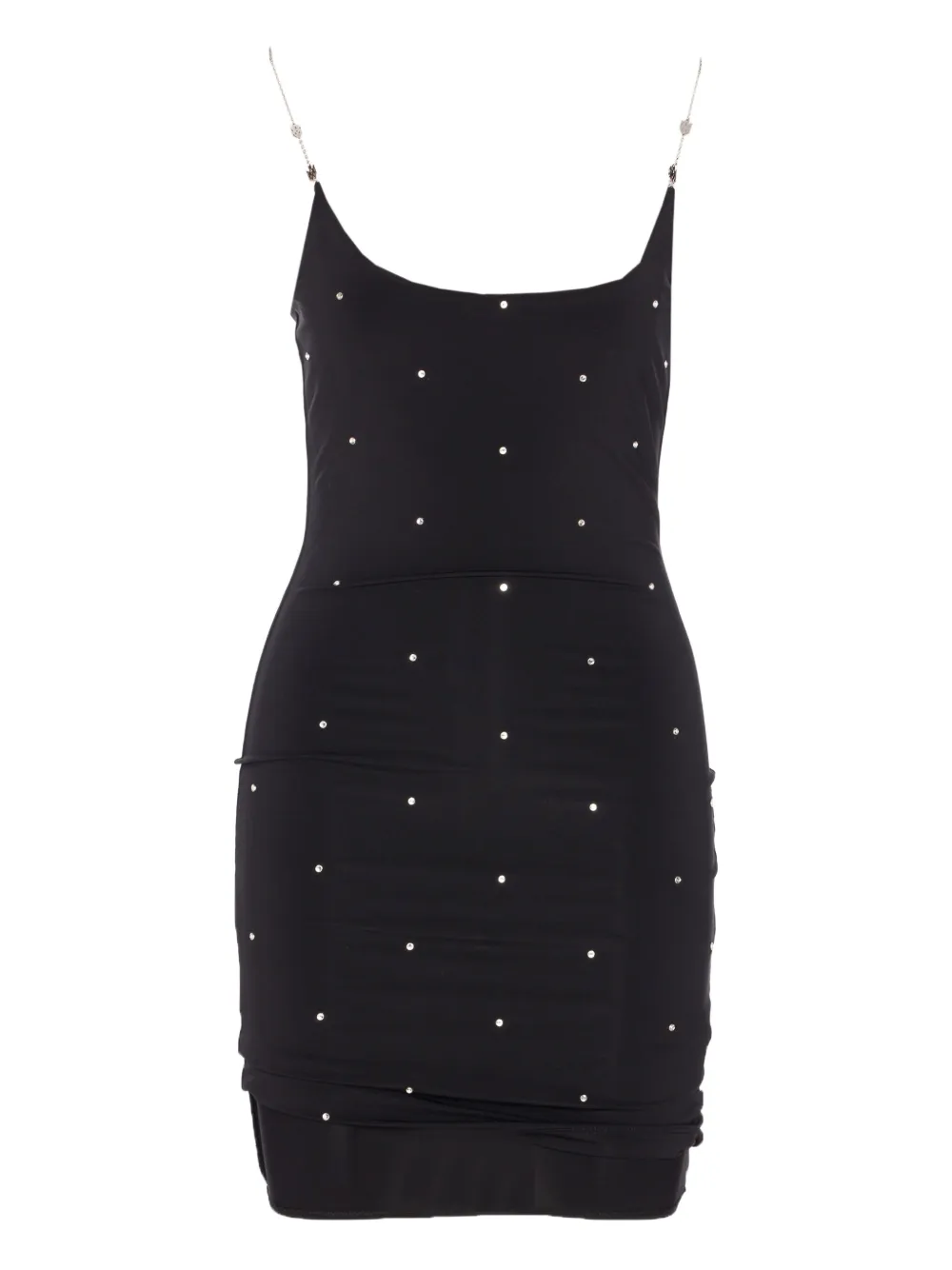 AMIRI crystal-embellished mini dress Zwart