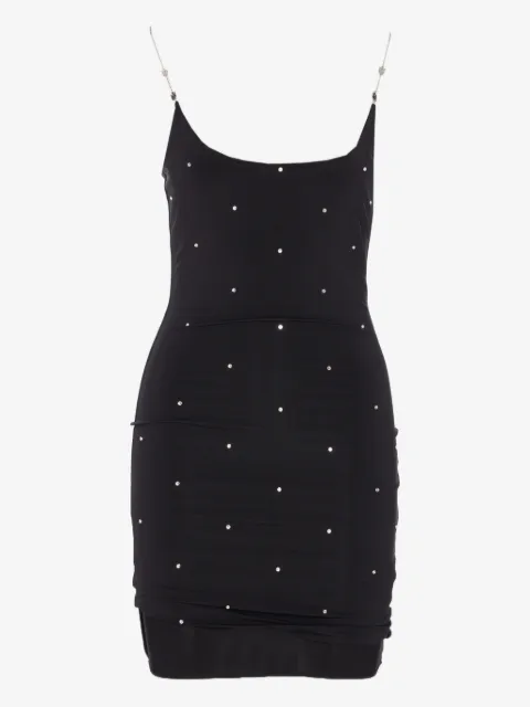 AMIRI vestido corto con detalles de cristal