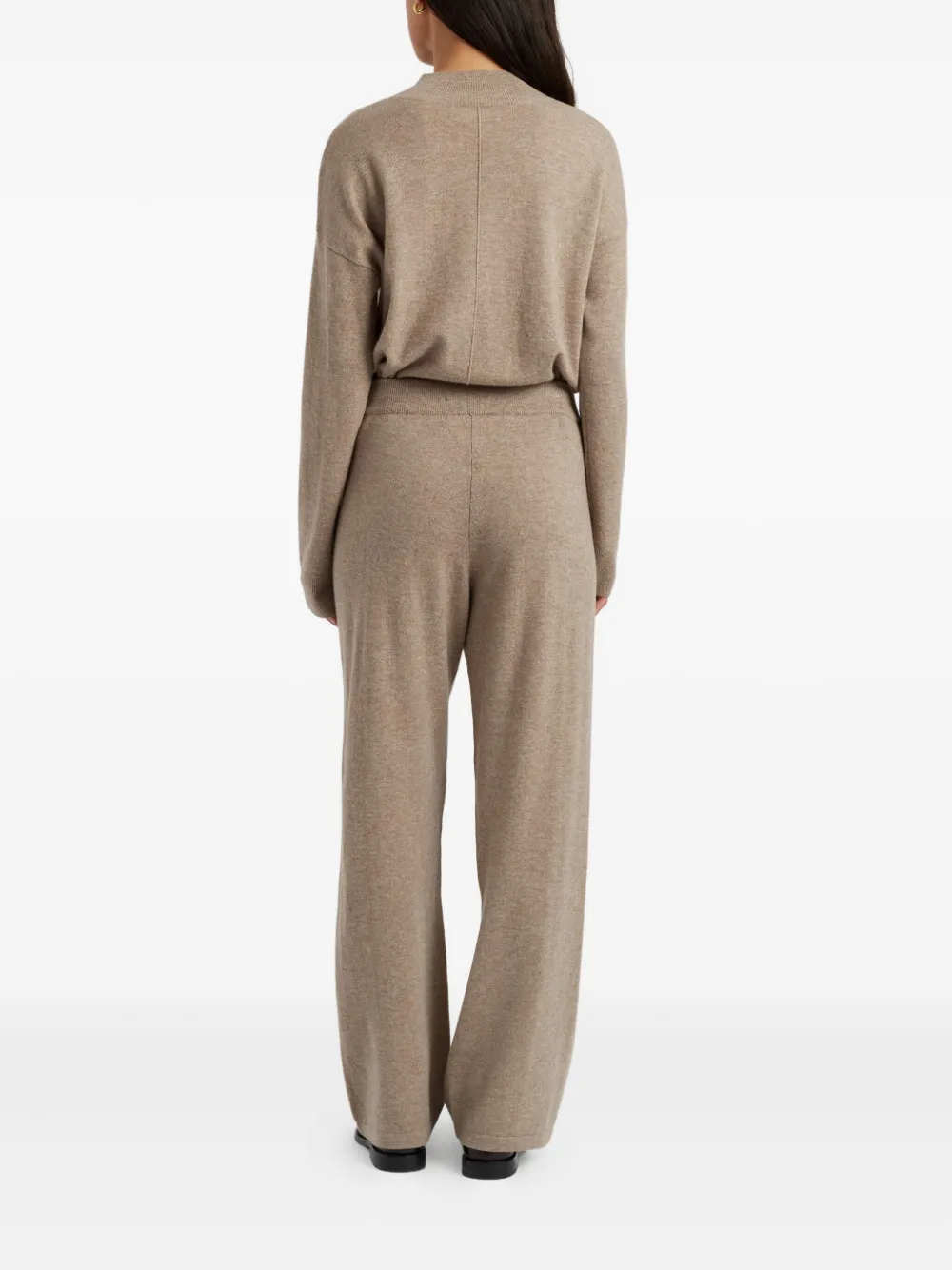 Chinti & Parker Wool Blend Straight-leg Trousers In Neutral