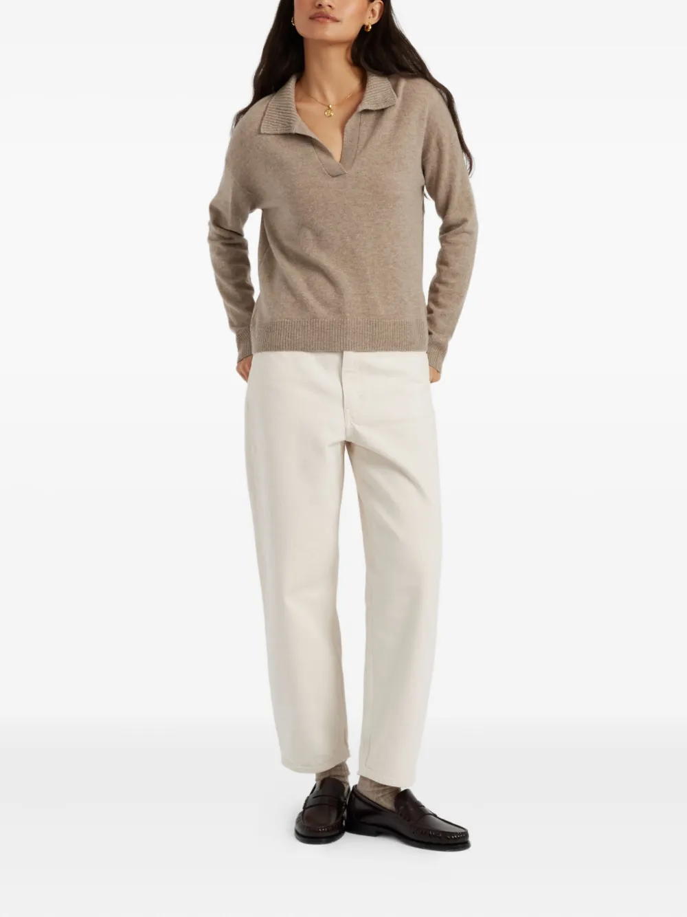 Chinti & Parker polo-collar sweater | Knitted Sweaters | Image 2