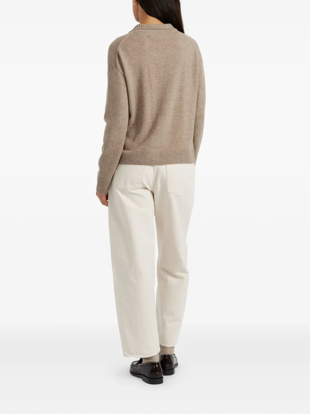Chinti & Parker Trui met polokraag Beige