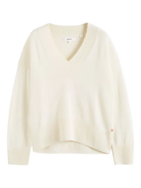 Chinti & Parker wool blend v-neck sweater