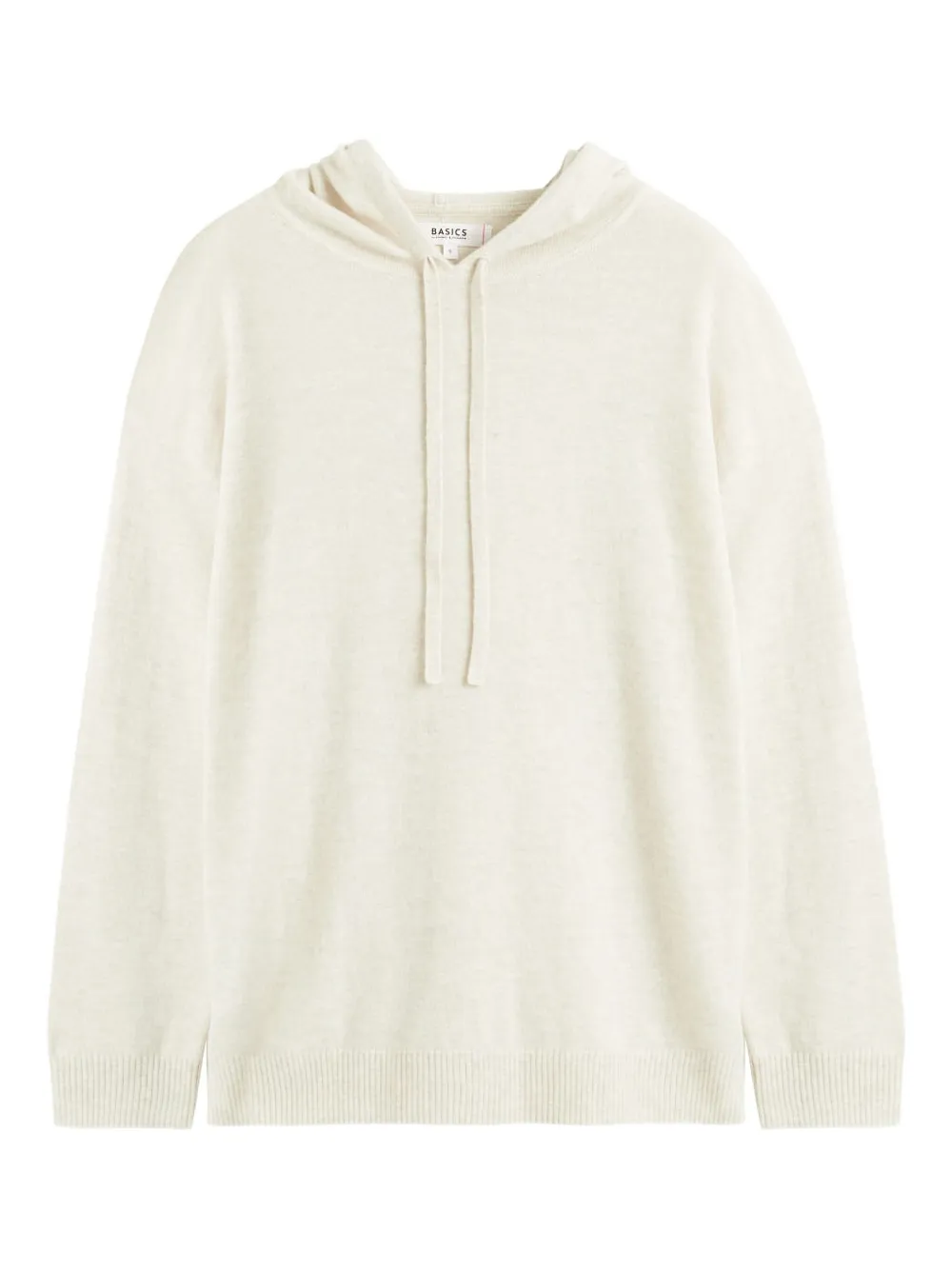 Chinti & Parker Fijngebreide hoodie Beige