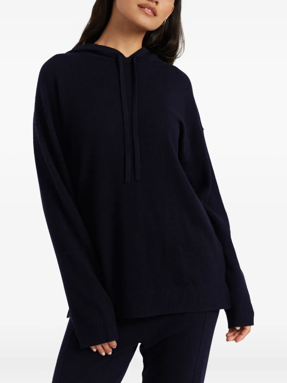 Chinti & Parker Hoodie van wolblend Blauw
