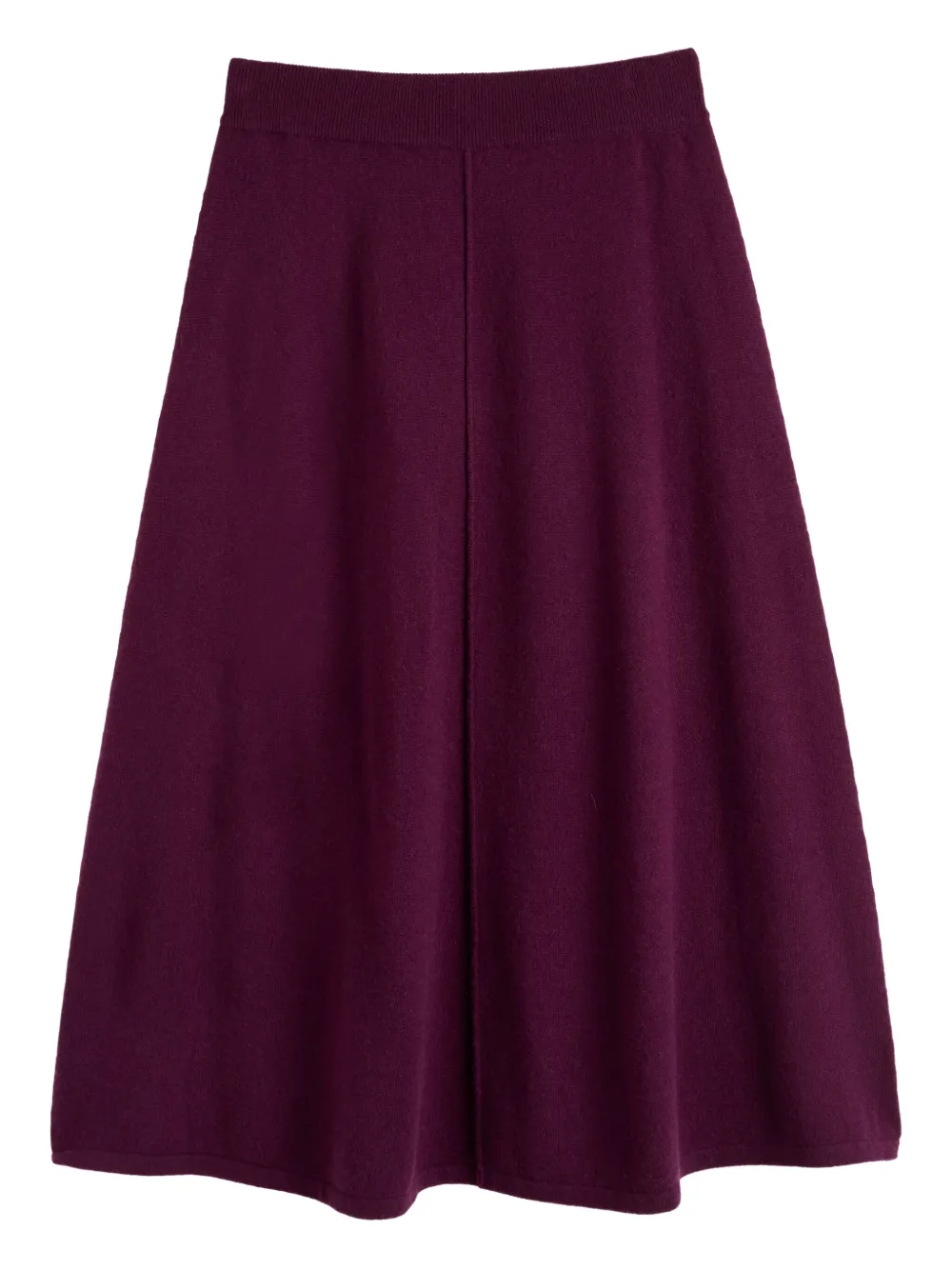 Chinti & Parker A-line Midi Skirt In Burgundy