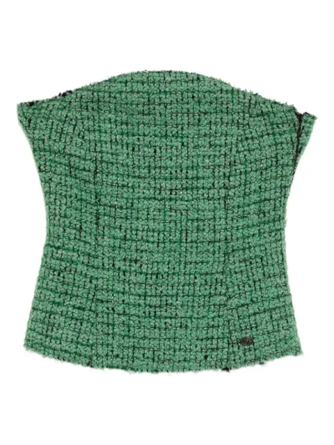 CHANEL Pre-Owned strapless top
