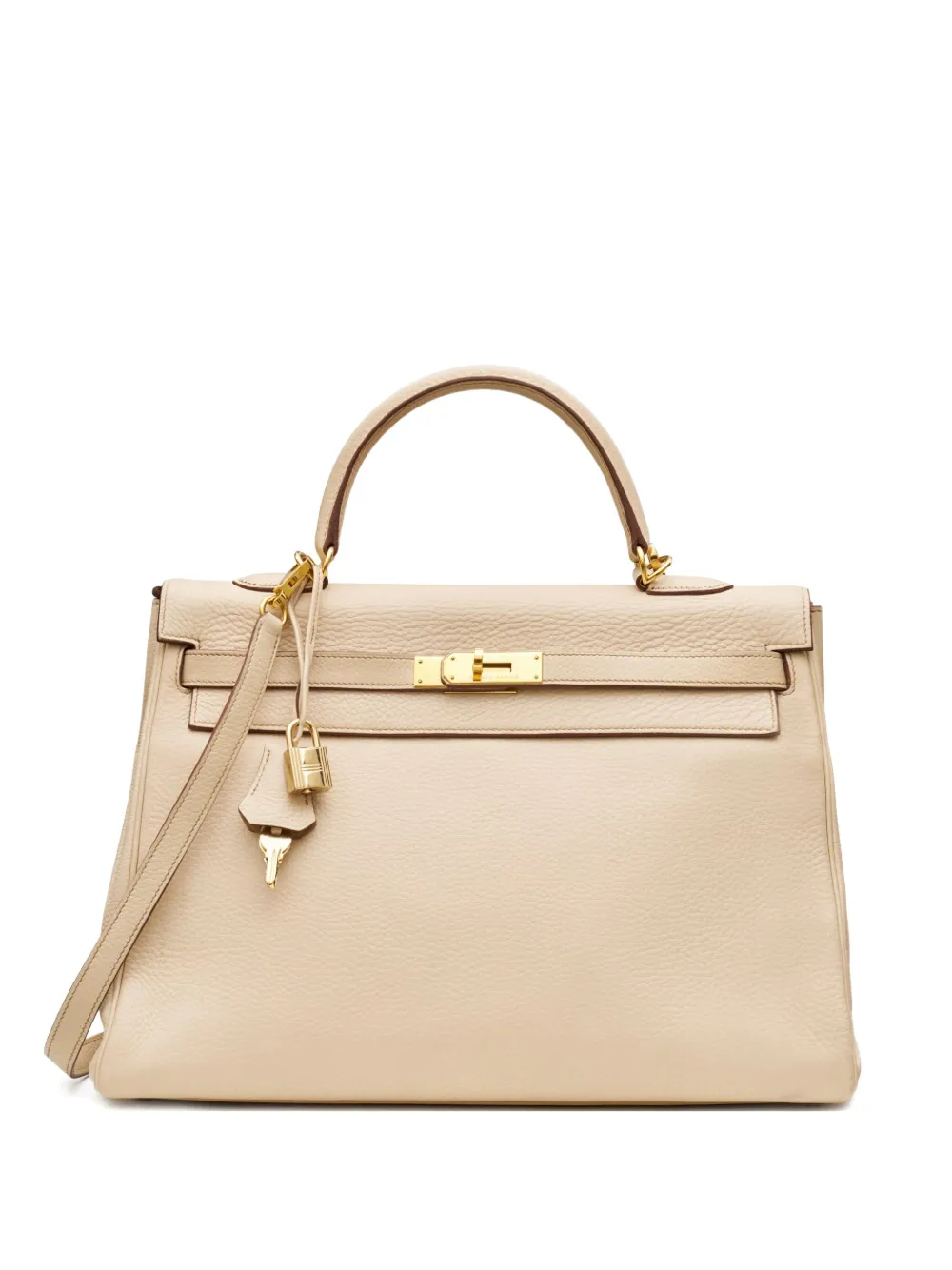 Hermès Pre-Owned 2001 ケリー 35 ハンドバッグ - ニュートラル Hermès Pre-Owned 2001 ケリー 35 ハンドバッグ - ニュートラル
