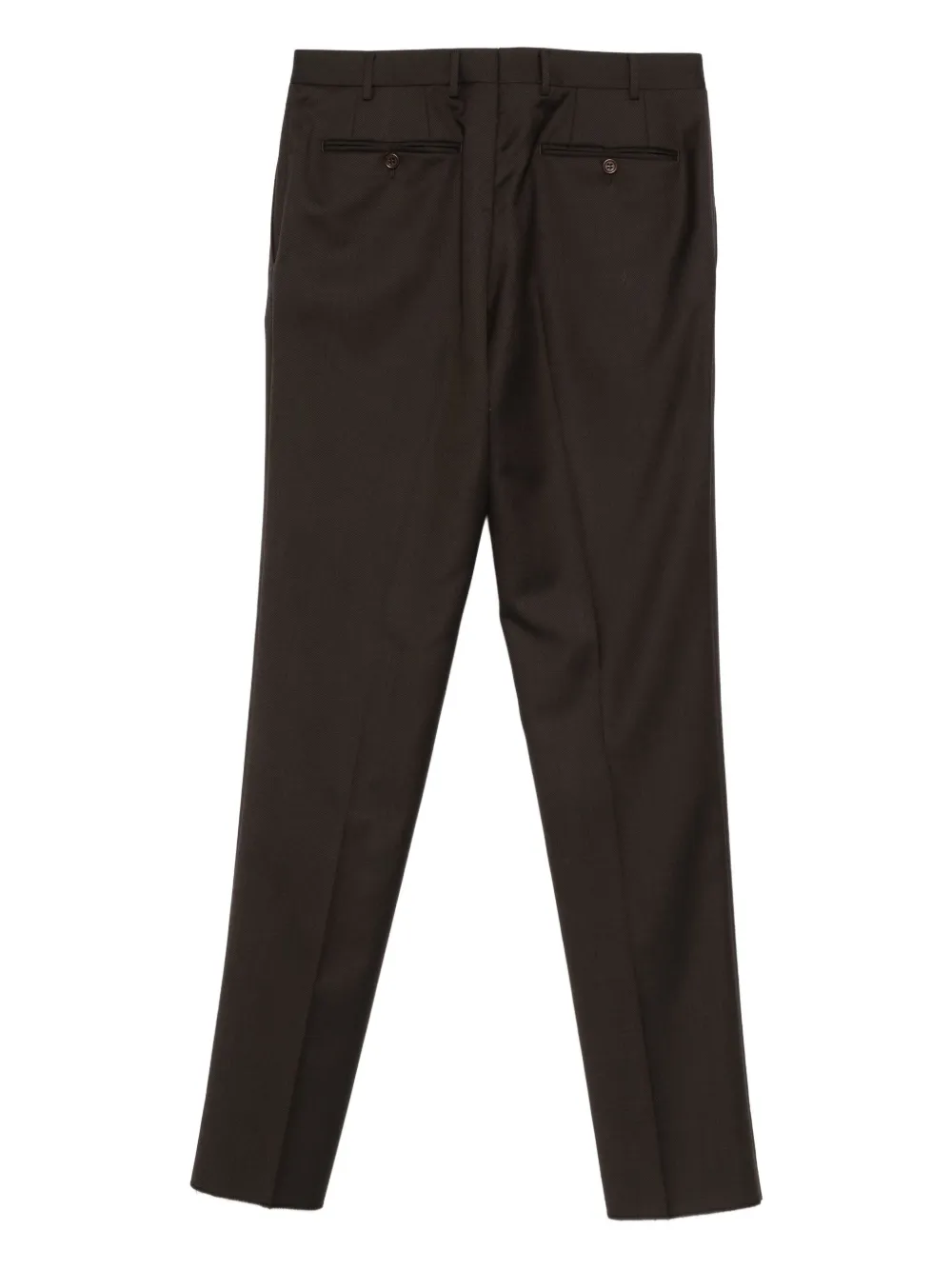 Canali Wollen broek Bruin