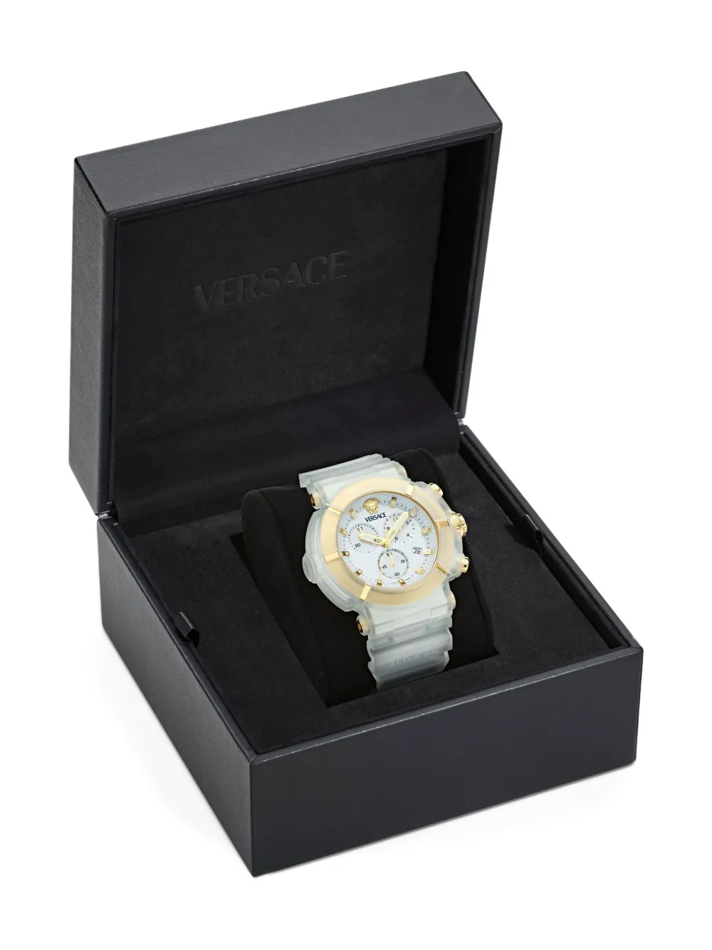 Versace V-real Active Chrono 45mm In White