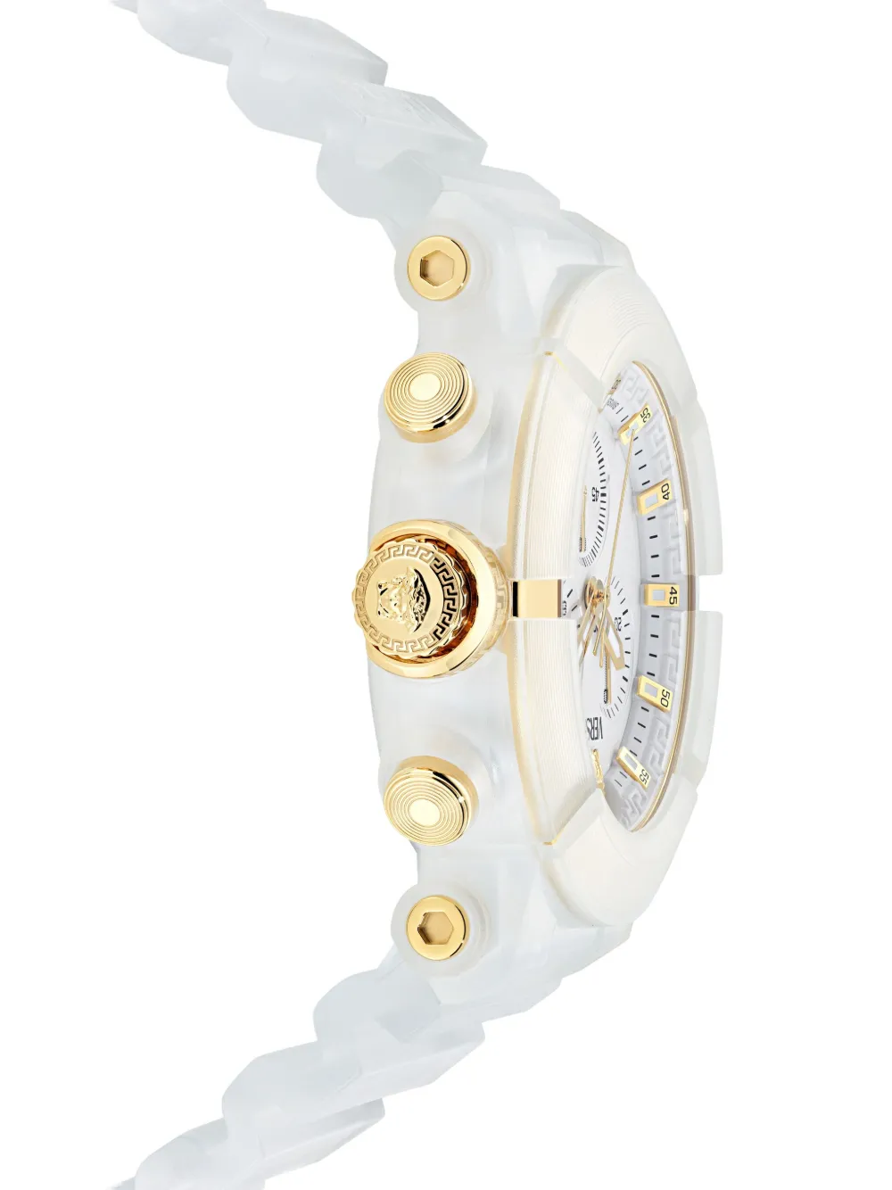 Versace V-real Active Chrono 45mm In White