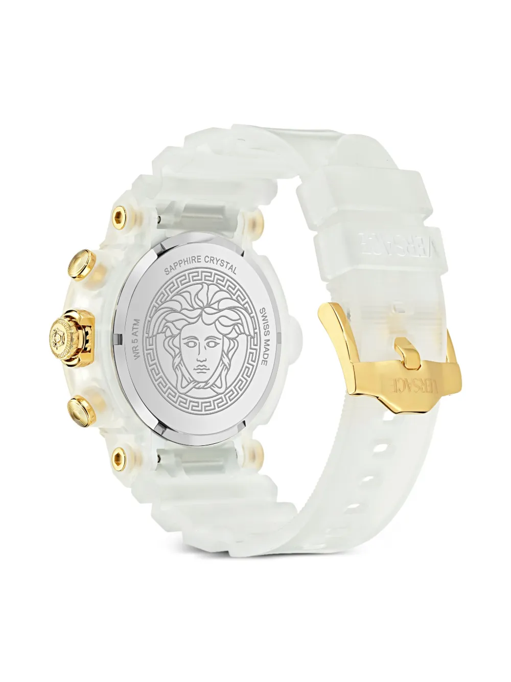 Versace V-real Active Chrono 45mm In White