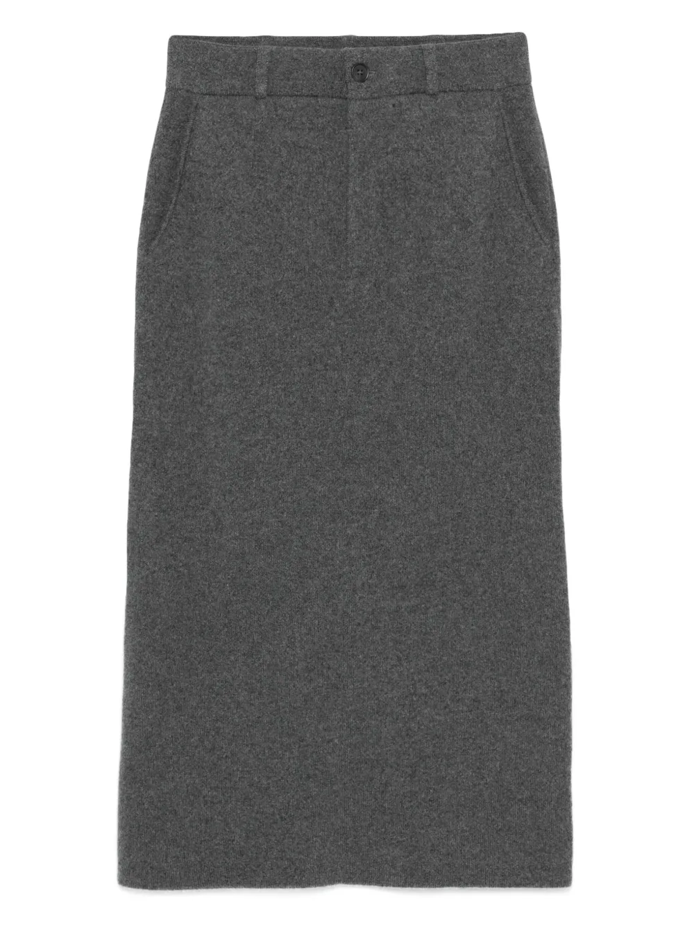 Guest In Residence fine-knit pencil skirt - グレー Guest In Residence fine-knit pencil skirt - グレー