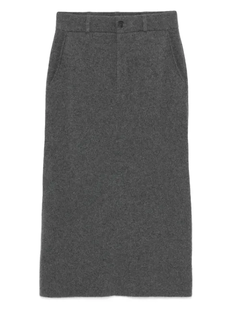 Guest In Residence fine-knit pencil skirt