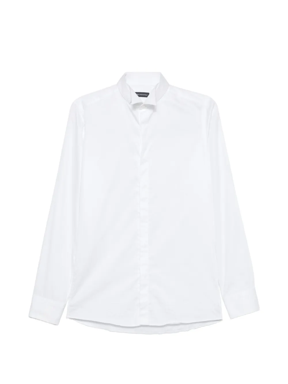 Carlo Pignatelli wing-collar concealed-fastening shirt - Bianco