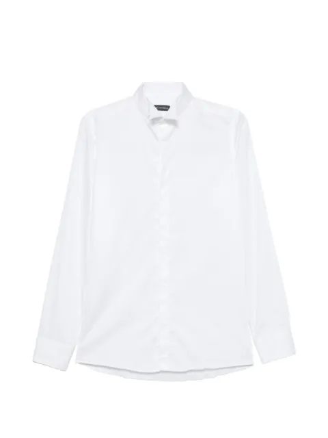Carlo Pignatelli wing-collar concealed-fastening shirt