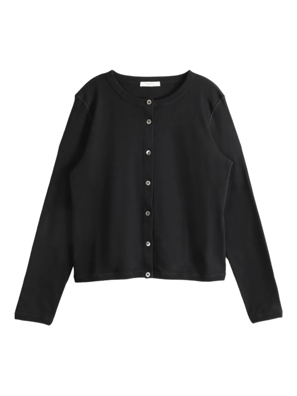 The Row button-front cotton cardigan - Nero