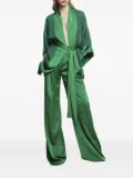 ALESSANDRO LEGORA satin-panelled coordinated set - Green