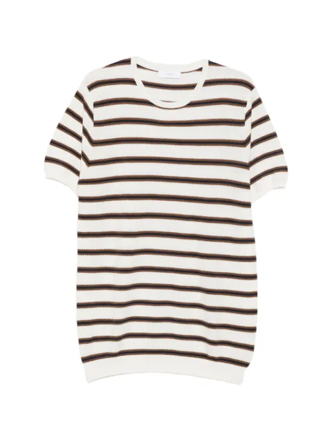 DIKTAT horizontal-stripe T-shirt