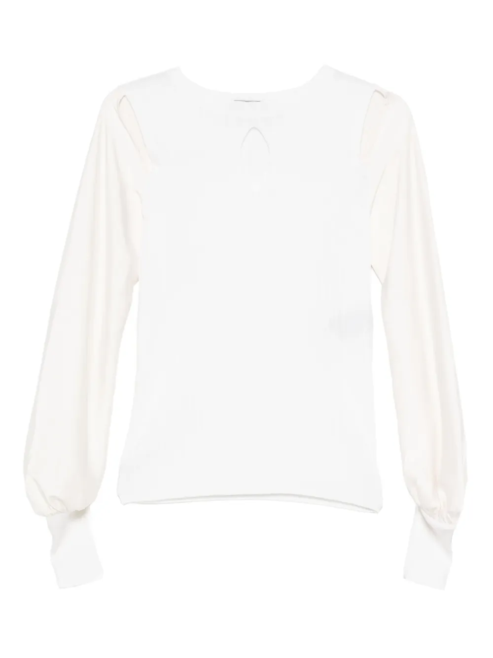 D.Exterior カットアウト シャツ - ホワイト