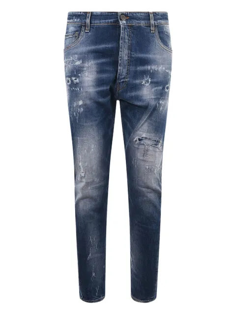 YES LONDON distressed jeans