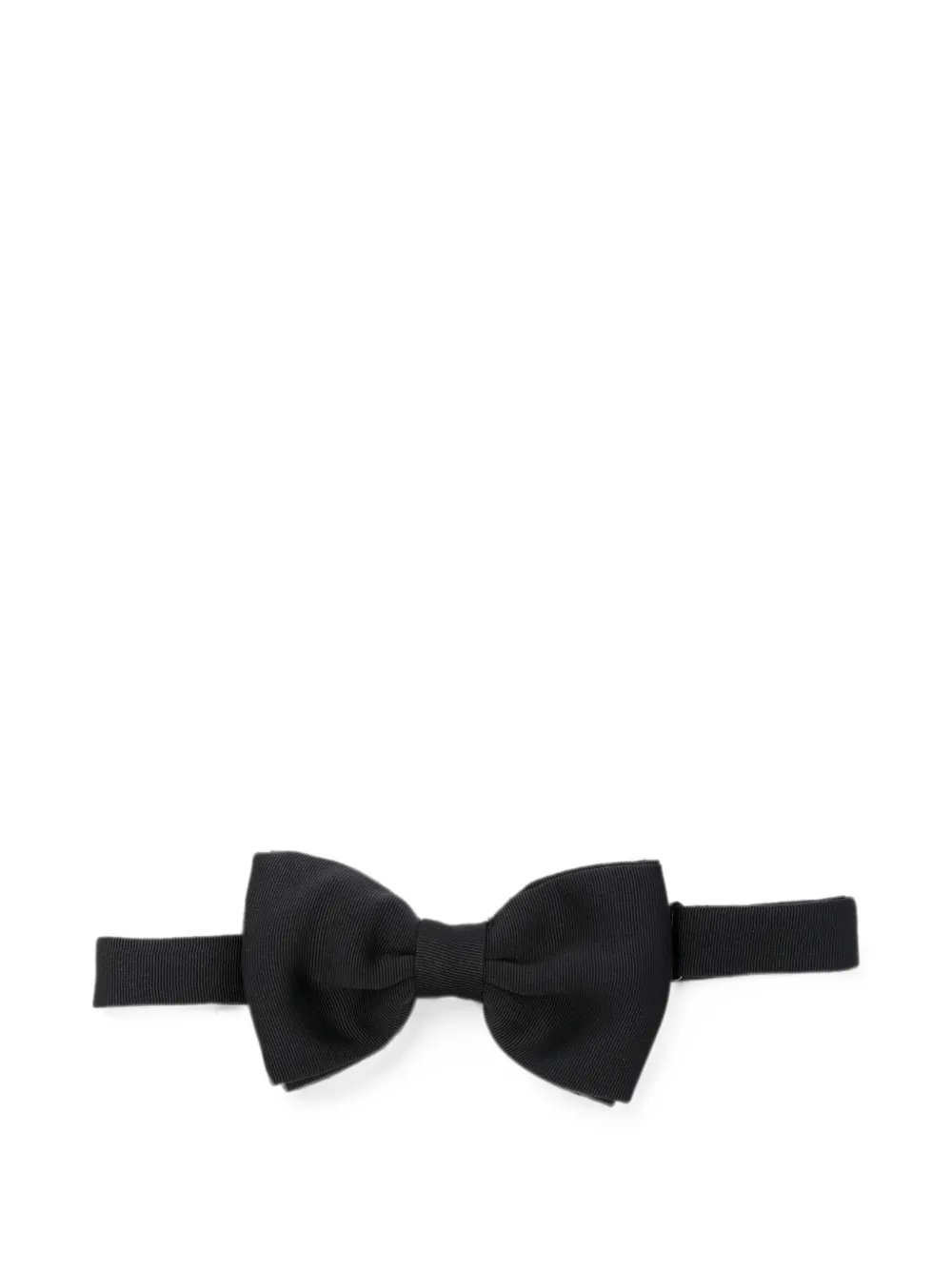 Tagliatore ribbed bow tie - Schwarz