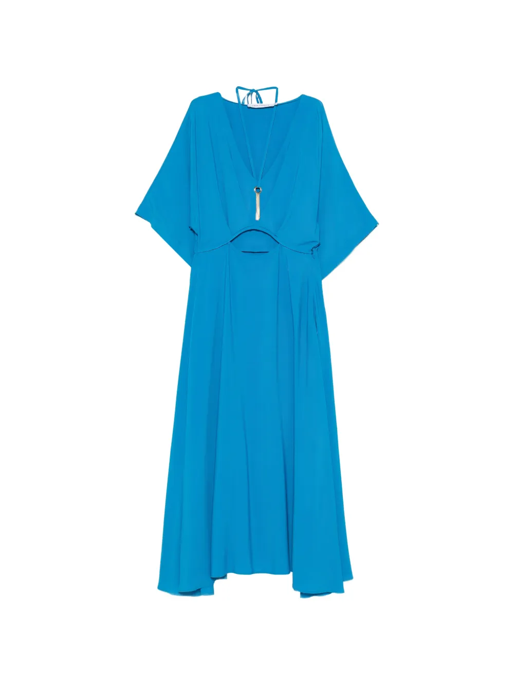 SIMONA CORSELLINI cut-out detail V-neck midi dress