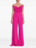 FOREVER UNIQUE cowl-neck draped jumpsuit - Pink
