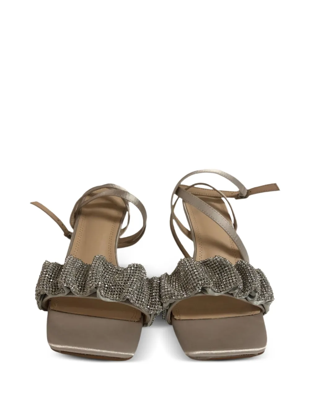  Twenty Fourhaitch Crystal-embellished Sandals - Silver 