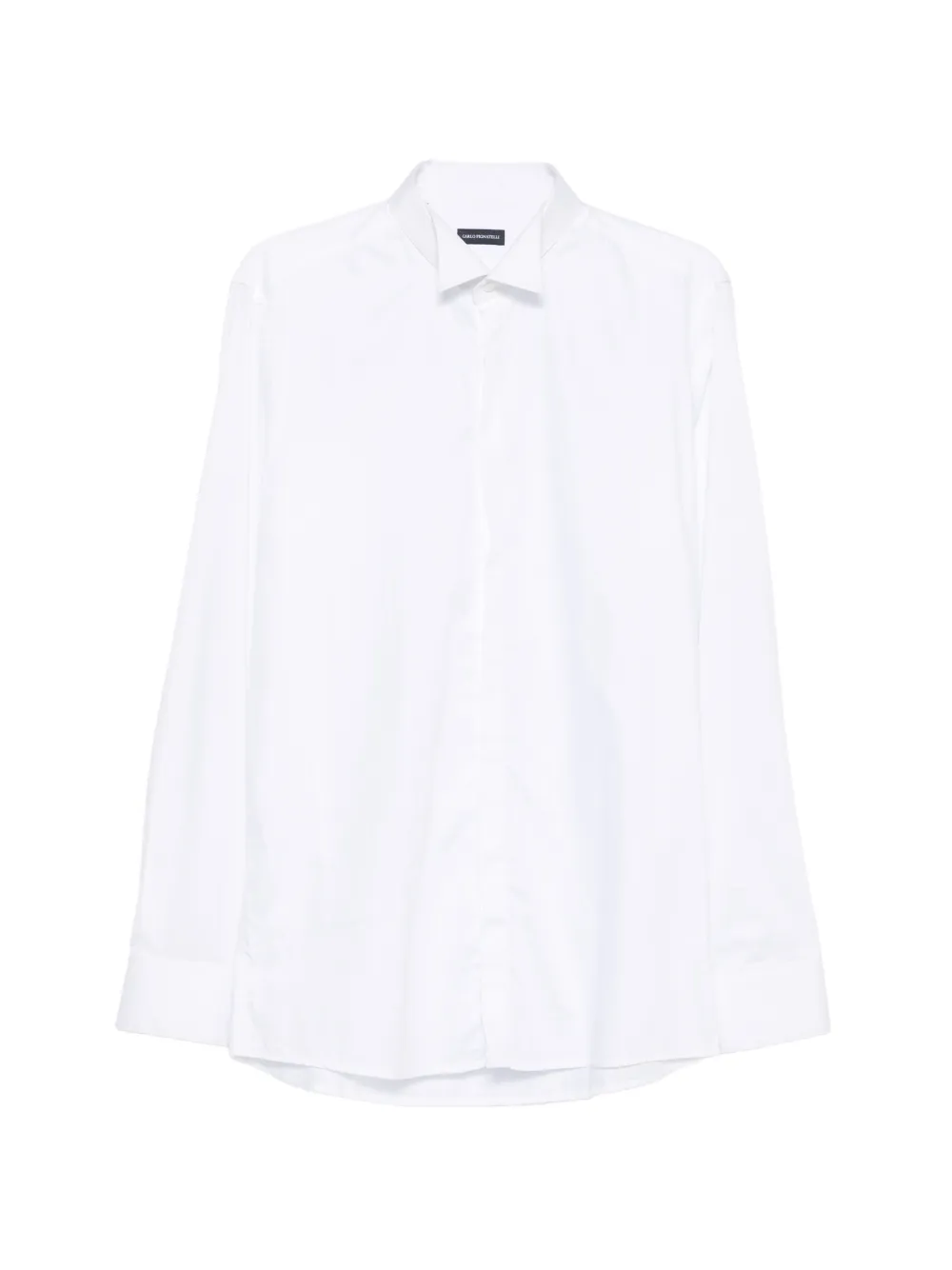Carlo Pignatelli wing-collar long-sleeve shirt - Bianco