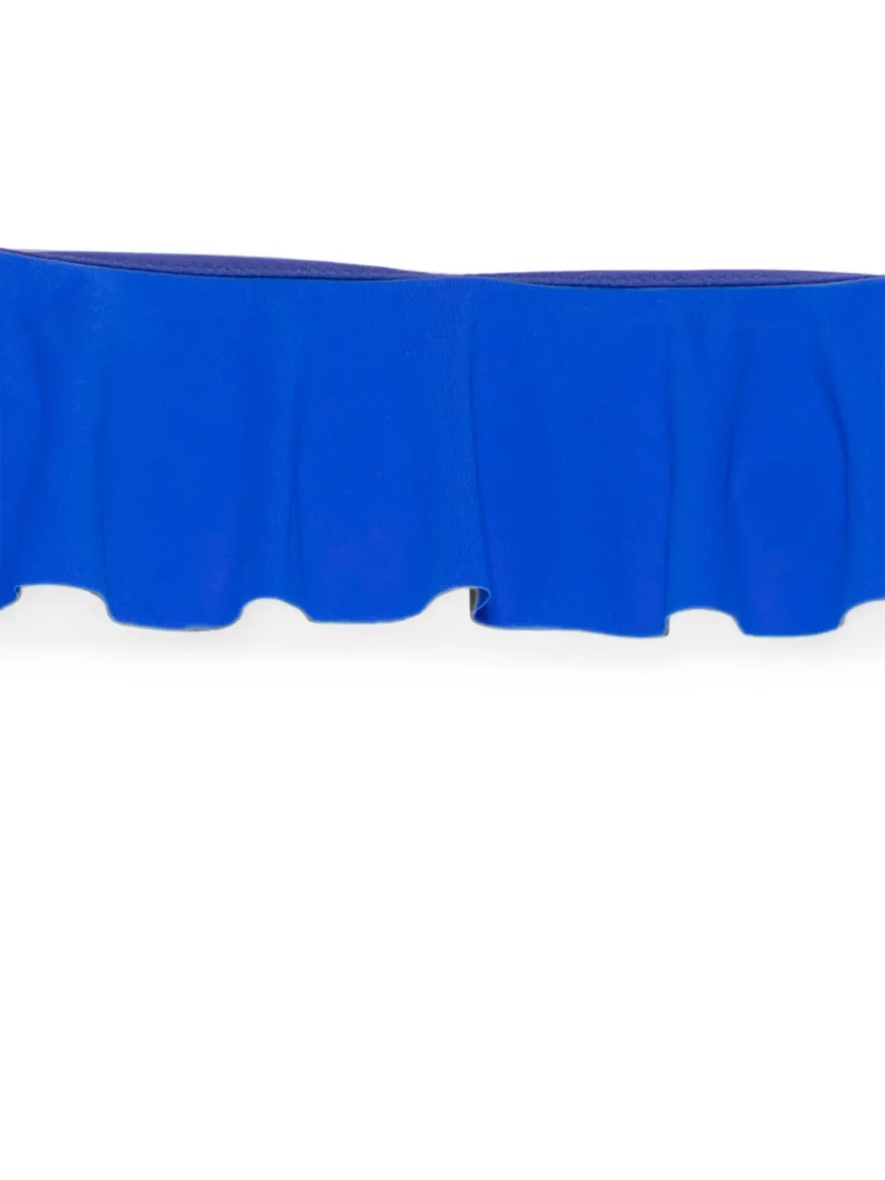 DONDUP Candy bandeau bikini met ruches Blauw