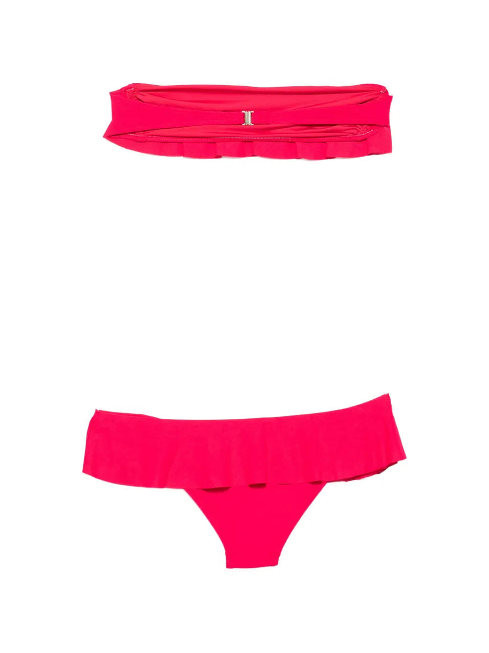 DONDUP Candis bandeau bikini met ruches Roze