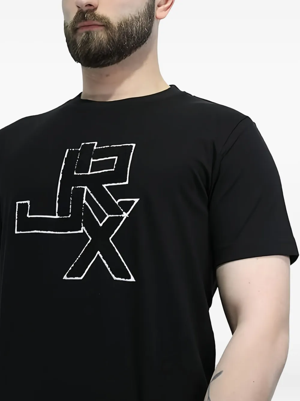 John Richmond logo-print T-shirt Zwart