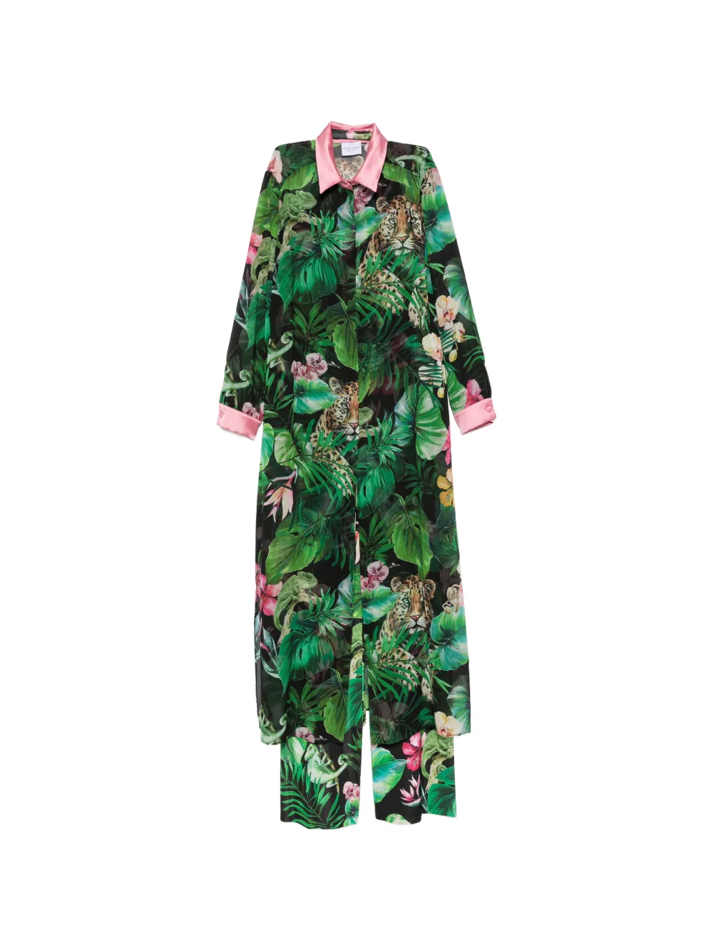ALESSANDRO LEGORA Jumpsuit mit Dschungel-Print - Grün