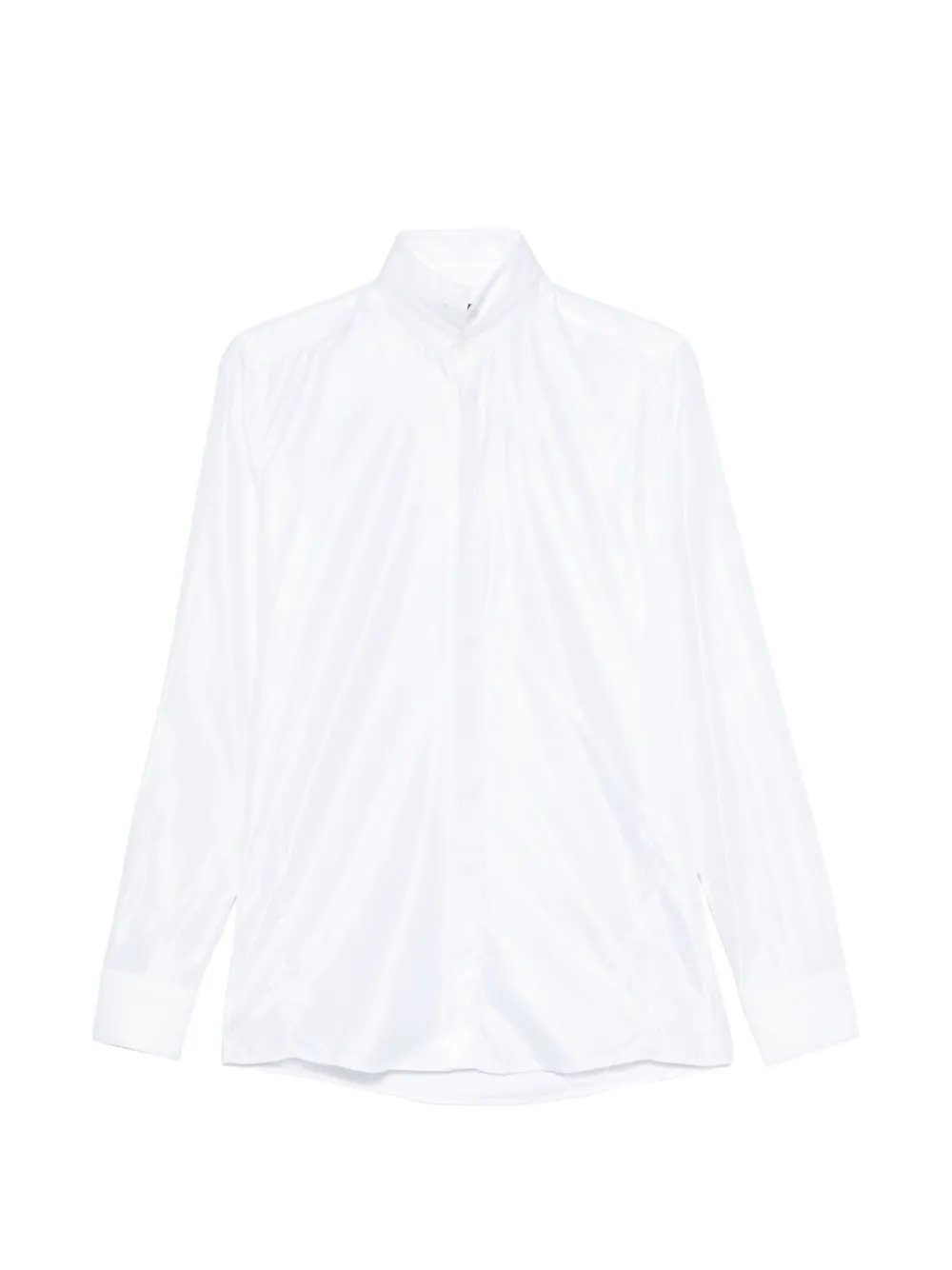 Carlo Pignatelli high-neck shirt - Bianco