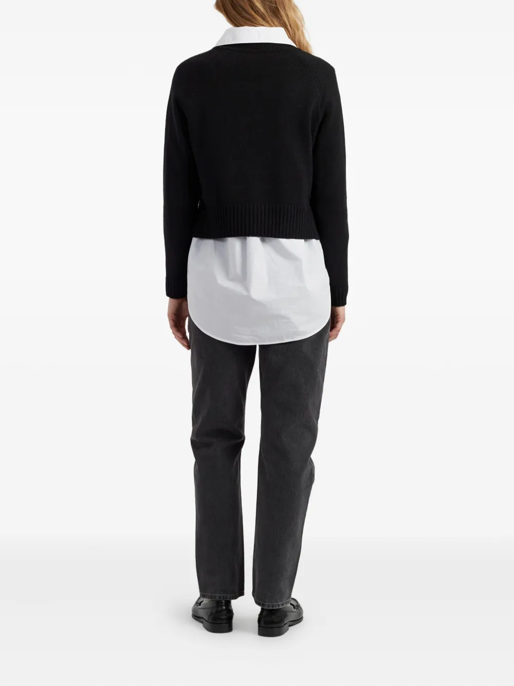 Chinti & Parker Cashmere Sweater In Black