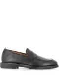 Officine Creative leather penny loafers - Black