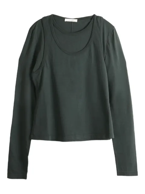 The Row cutout long-sleeve top
