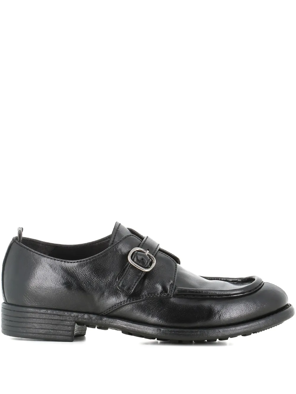Officine Creative monk-strap loafers Zwart