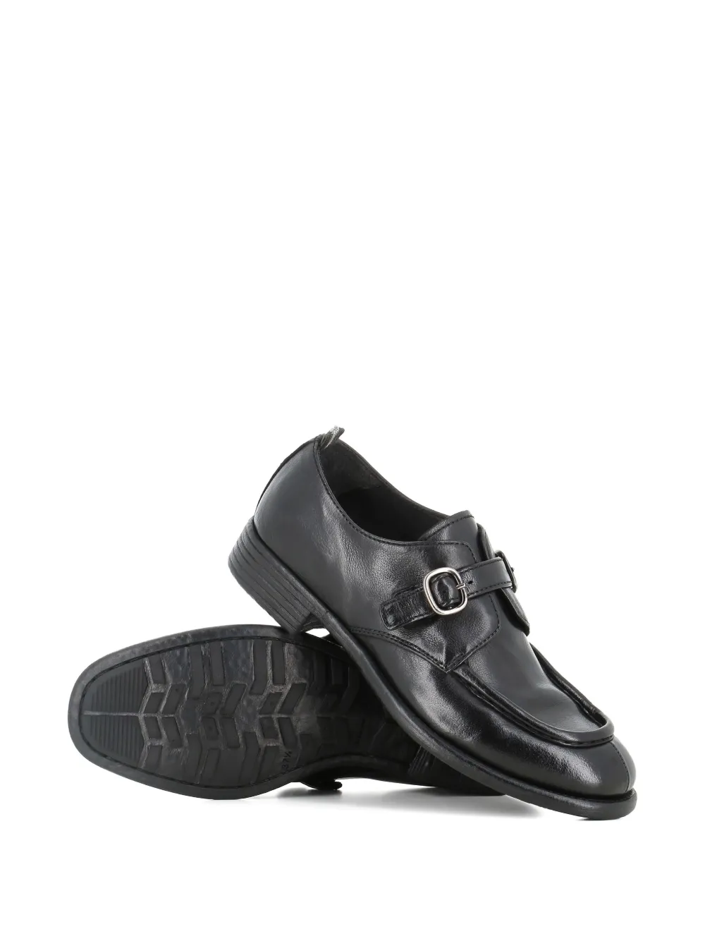 Officine Creative monk-strap loafers Zwart