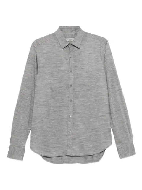 Canali camisa de lana manga larga