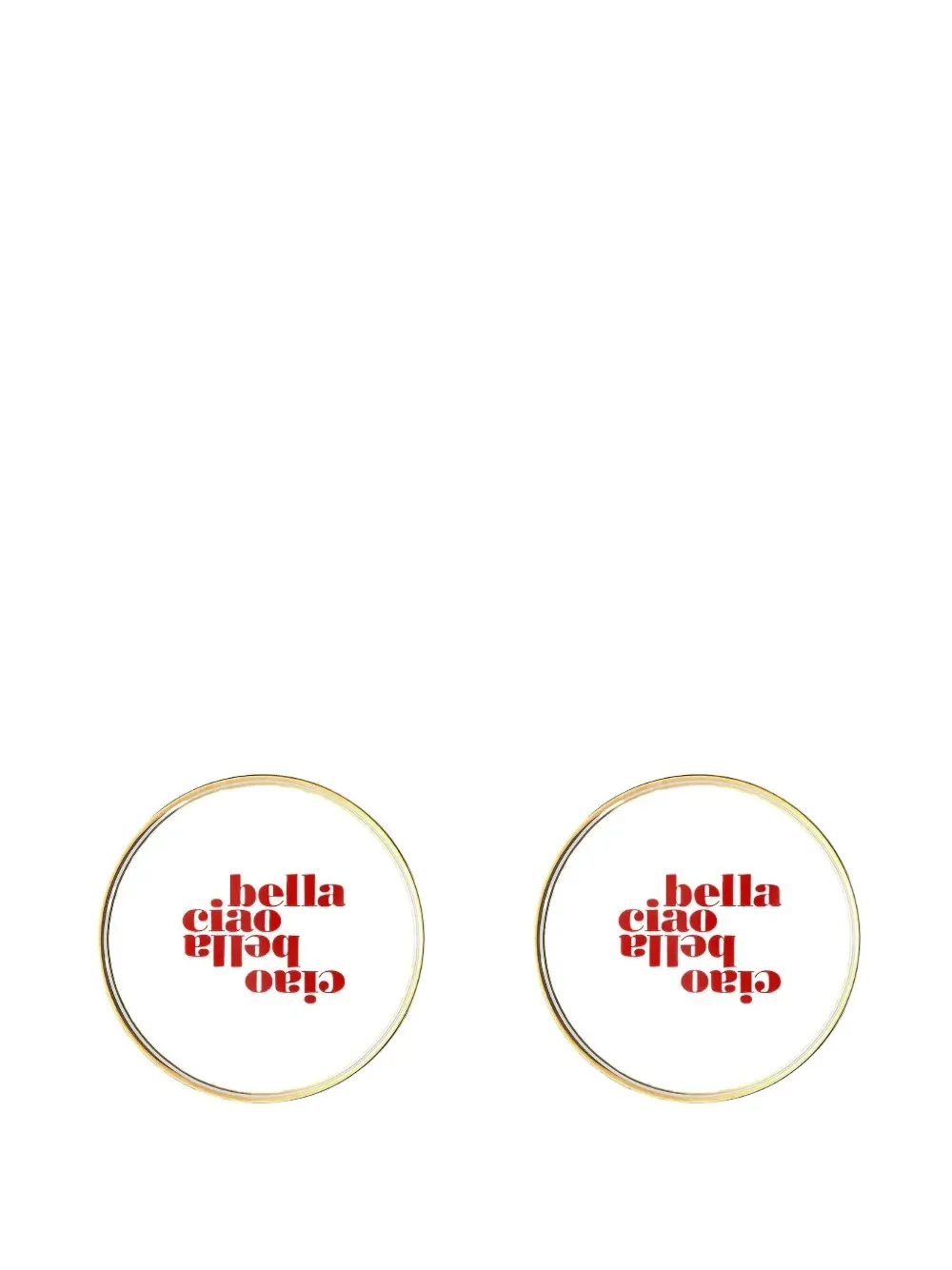 Bitossi Home Ciao Bella plates (set of two) | White | Image 1