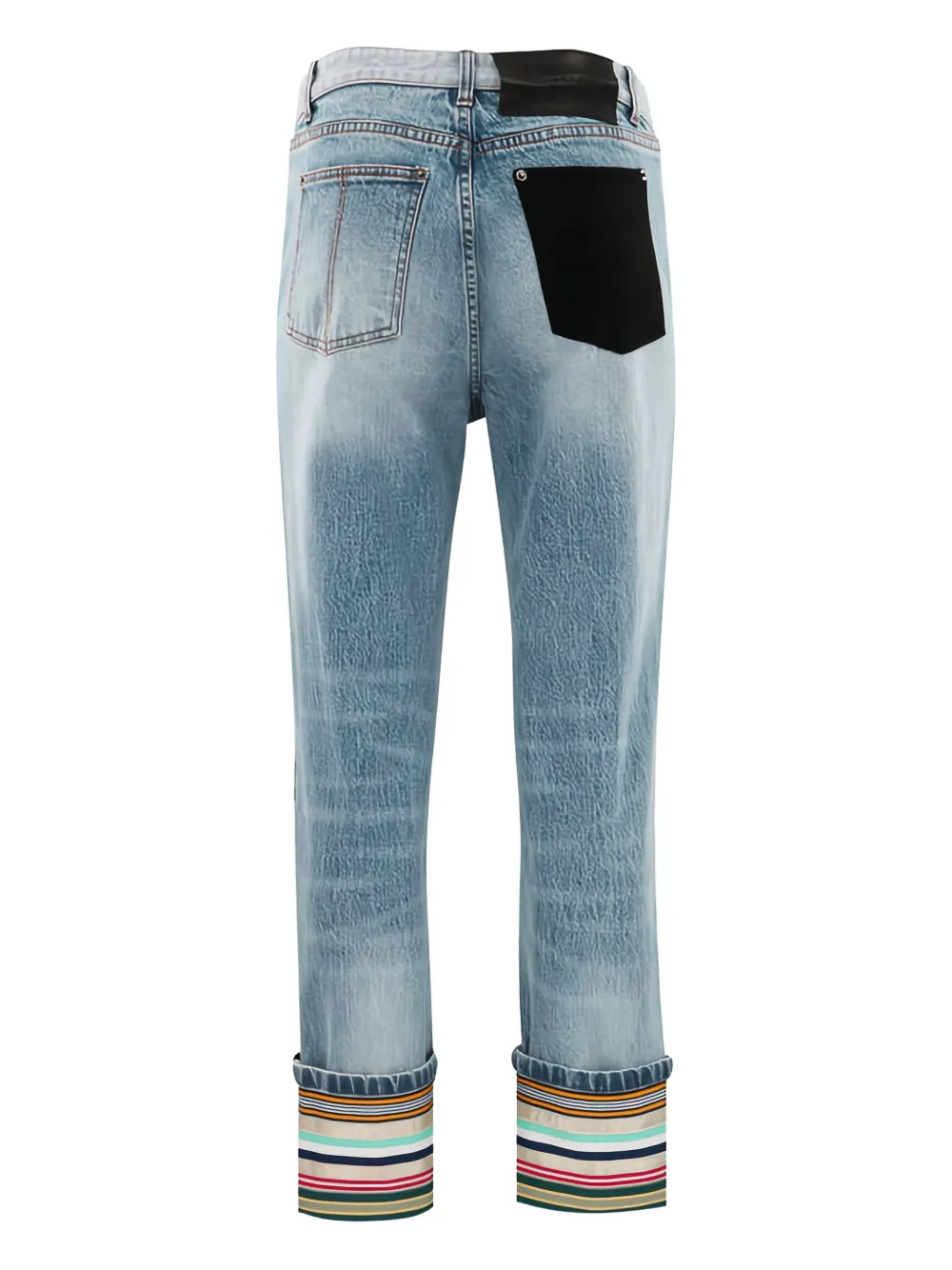 Hellessy Carlos jeans met gestreepte afwerking - Blauw