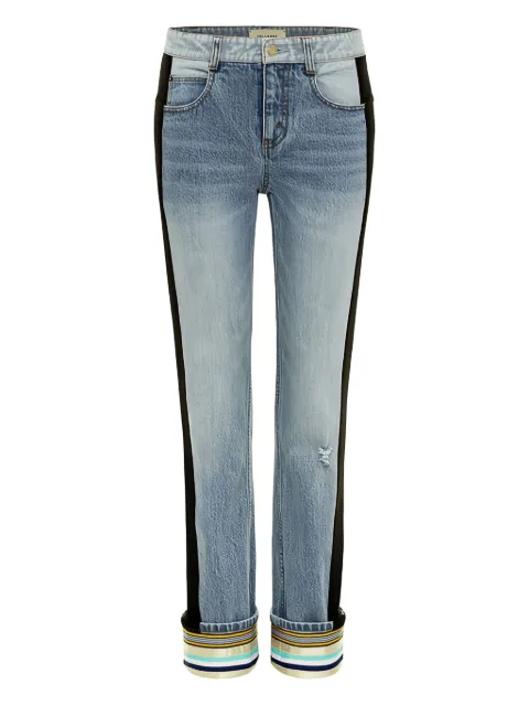 Hellessy Carlos striped-cuff jeans