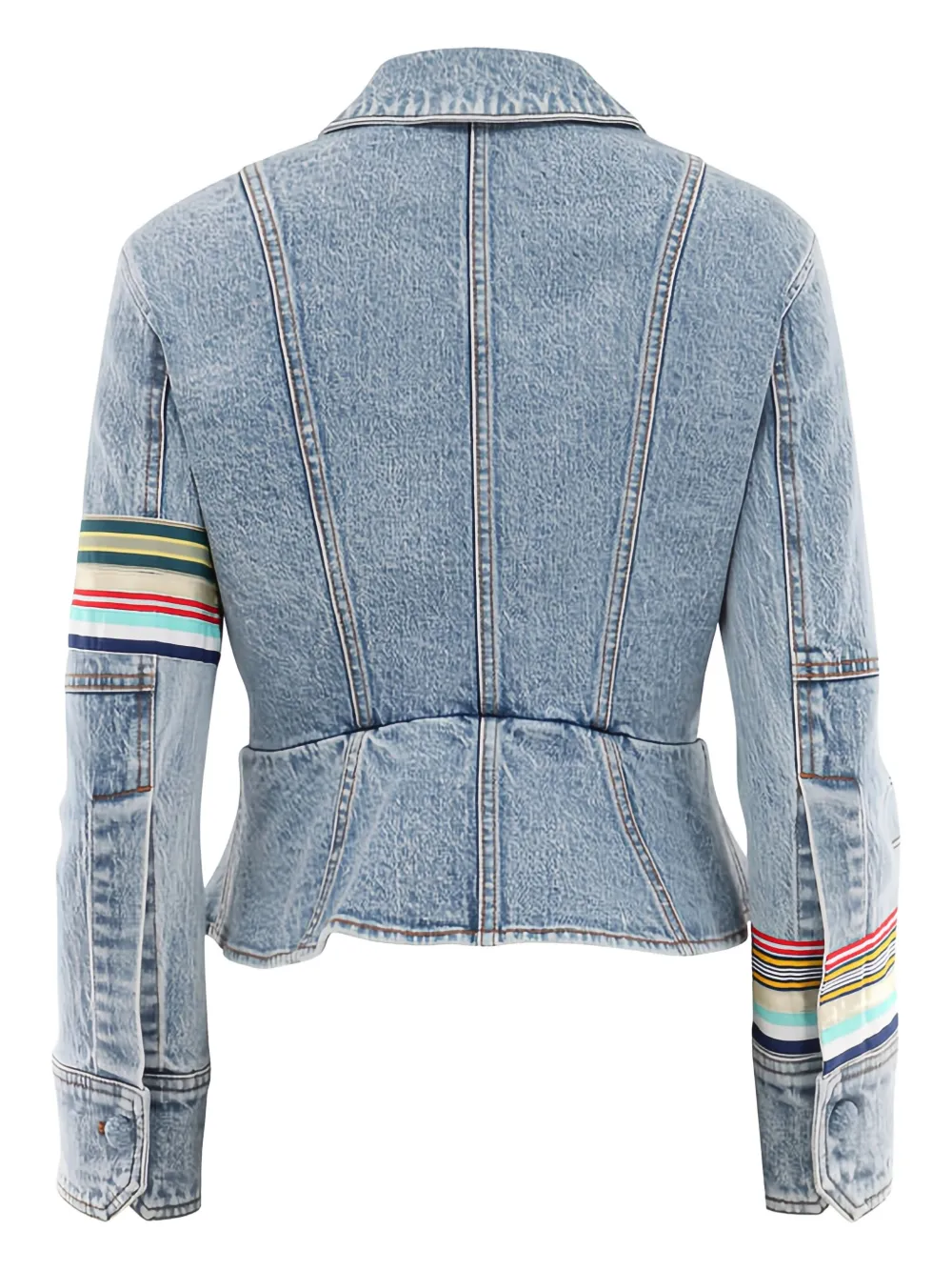 Hellessy Kai striped-panel denim jacket | Denim Jackets | Image 2