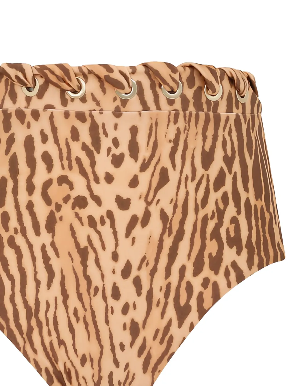 ZIMMERMANN Cascadian leopard-print high-waist bikini bottom | Bikinis | Image 2