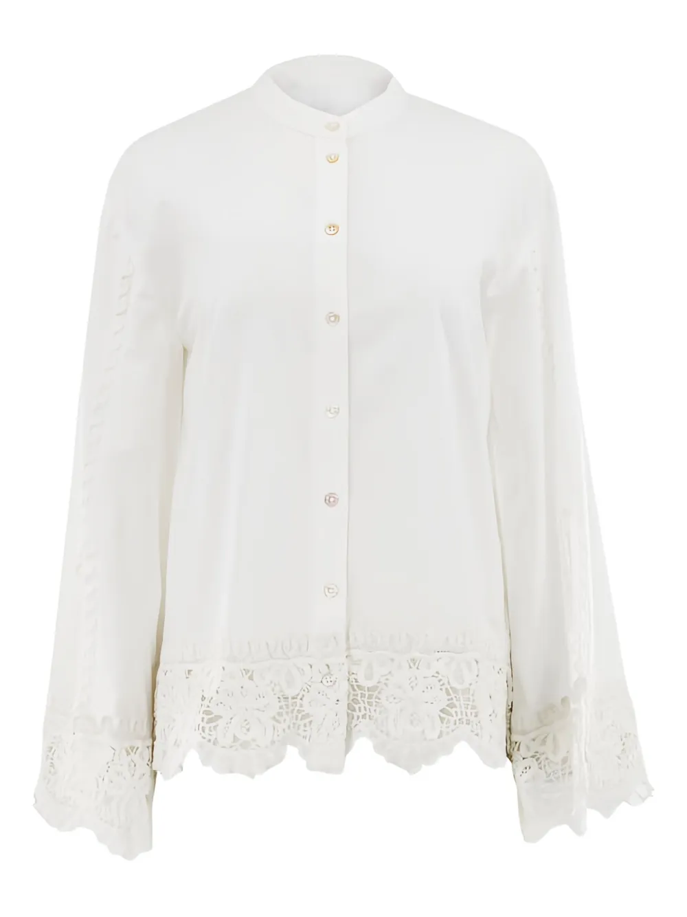 Sea Iyla soutache-lace shirt | White | Image 1
