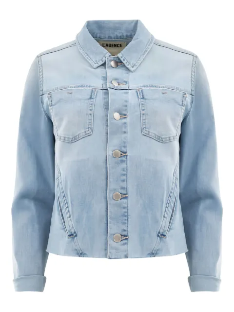 L'Agence Janelle buttoned denim jacket