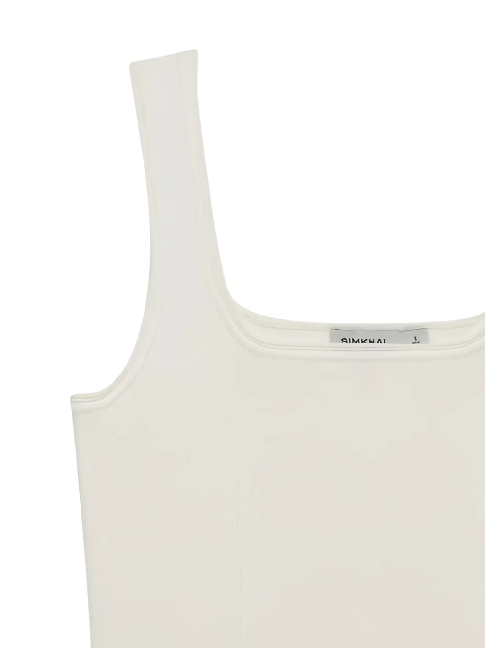 Simkhai Ramaina square-neck ribbed tank top | Vests & Tank Tops | Image 2