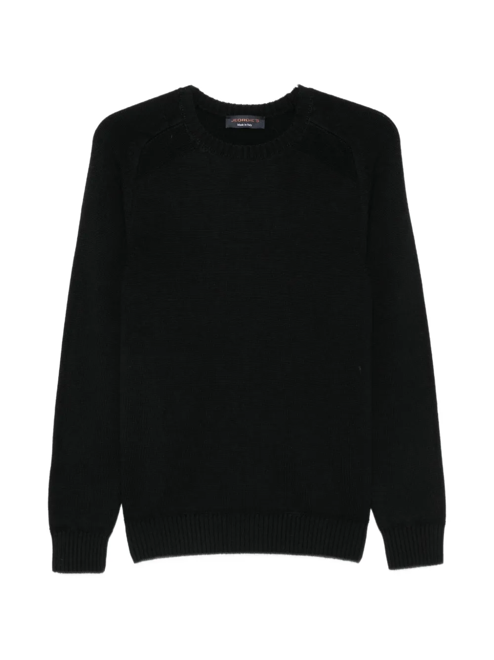 Jeordie's raglan-sleeve crew-neck sweater - Schwarz